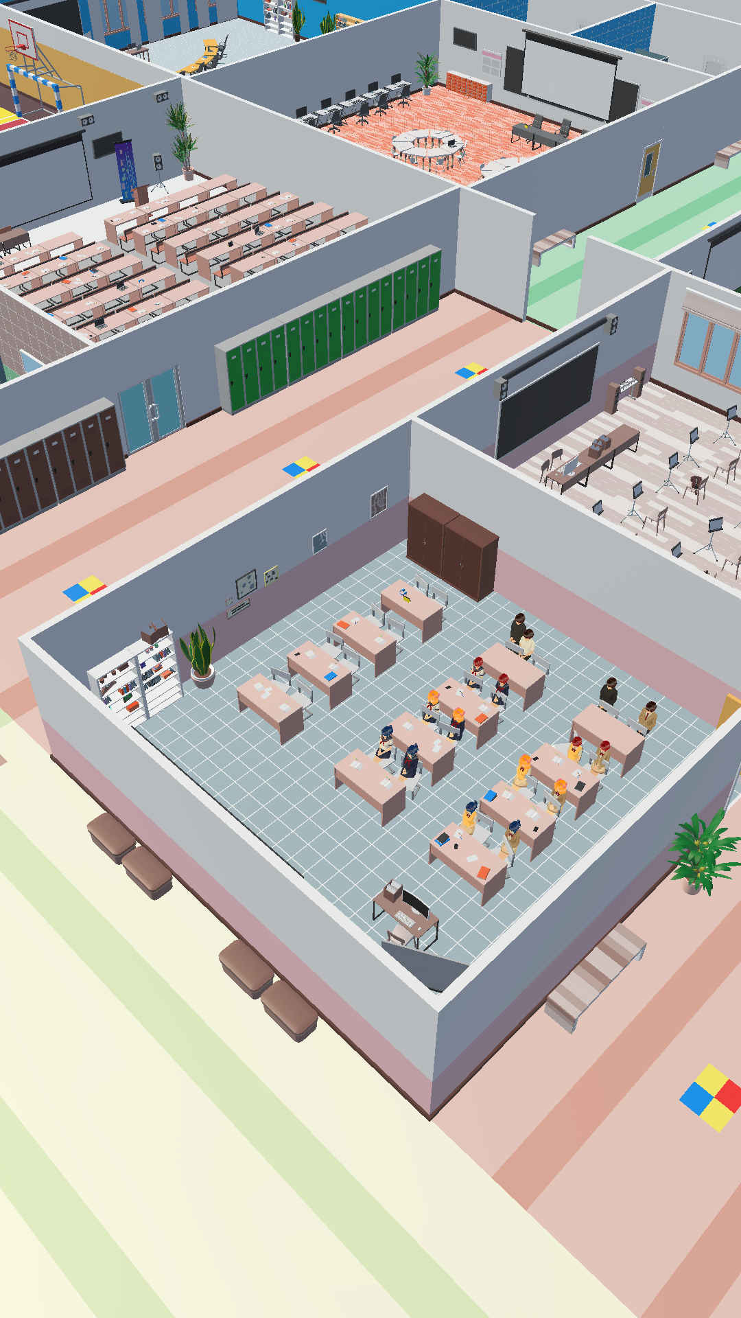 IdleSchoolSimulatorのスクリーンショット_1