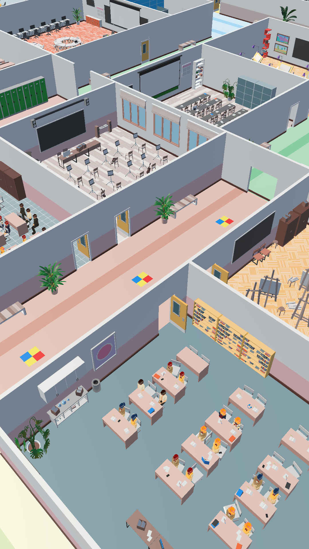 IdleSchoolSimulatorのスクリーンショット_2