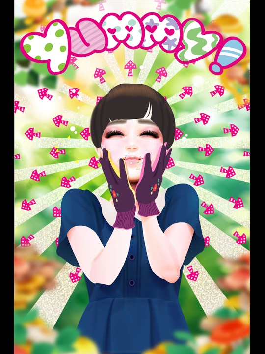 きのこガーリー　かわいいおしゃれな乙女向けゲームで運試し！のスクリーンショット_2