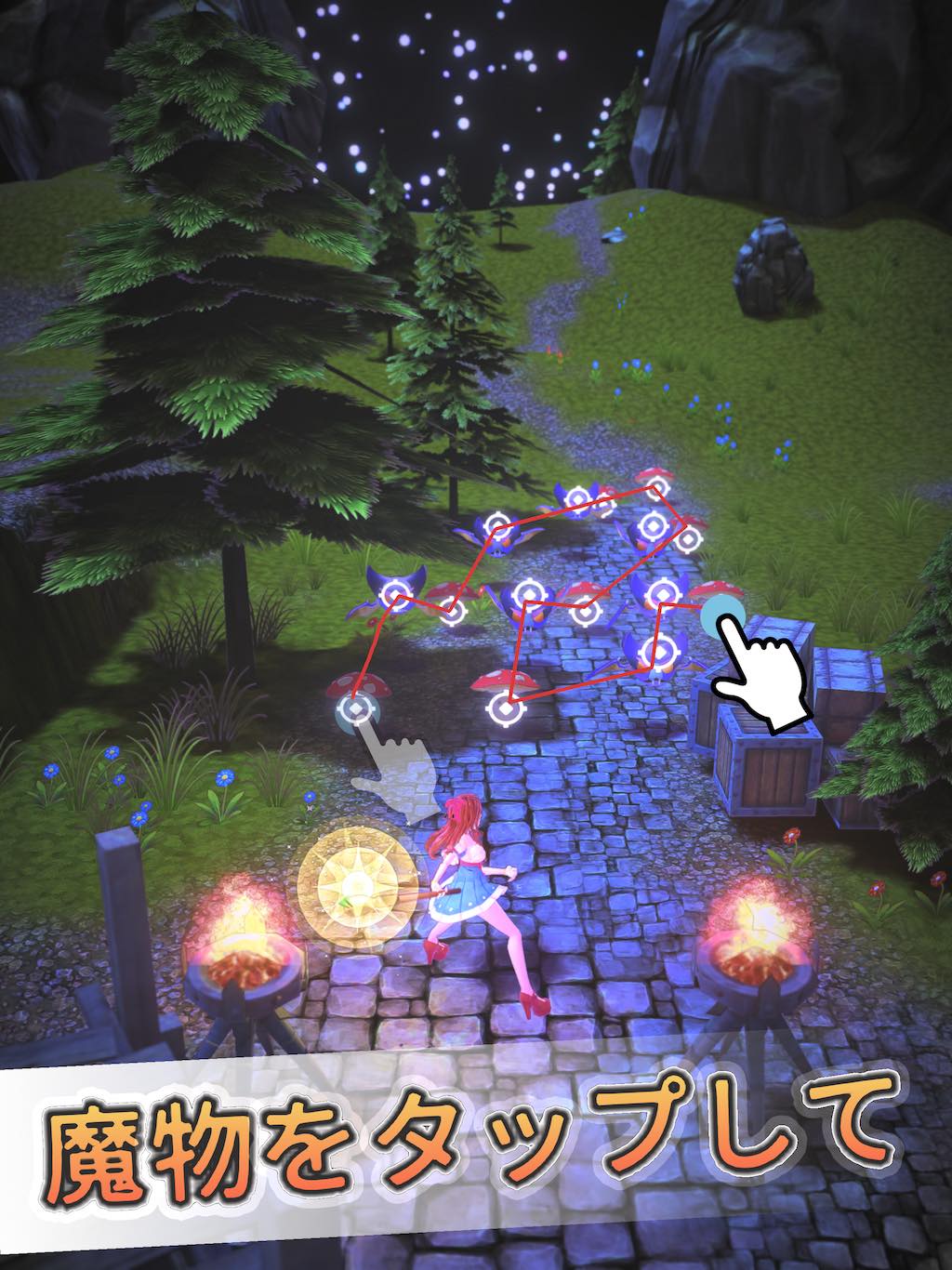 魔女の育成 -クリッカー型美少女RPGゲームのスクリーンショット_2