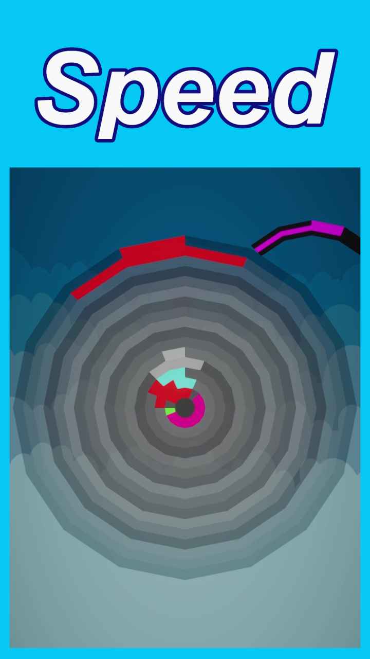 鬼道！革命！ブロックを周回して消せ 落ちモノパズルゲーム - ディスクブロックのスクリーンショット_1