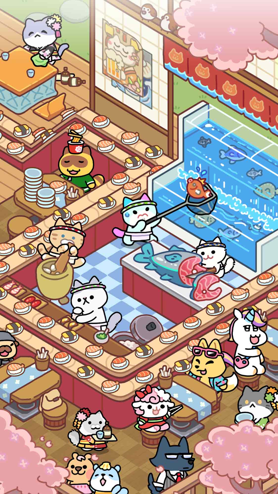 ねこグルメ：料理タイクーンのスクリーンショット_1