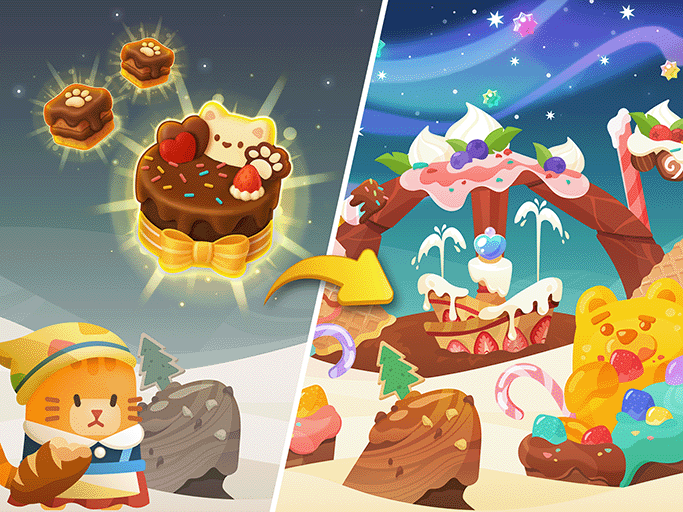 Merge Cats: Catopia Puzzleのスクリーンショット_2