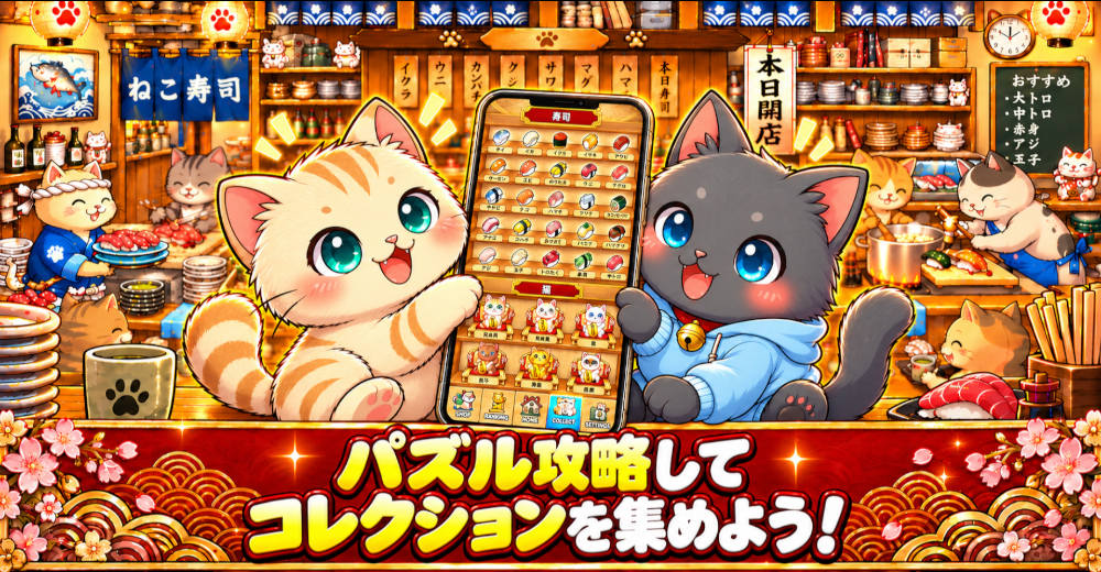 にゃんこ寿司ソートのスクリーンショット_3