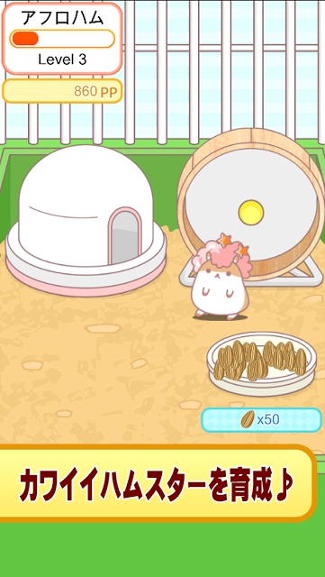 アフロハムスター◆可愛い無料ペット育成放置ゲーのスクリーンショット_4