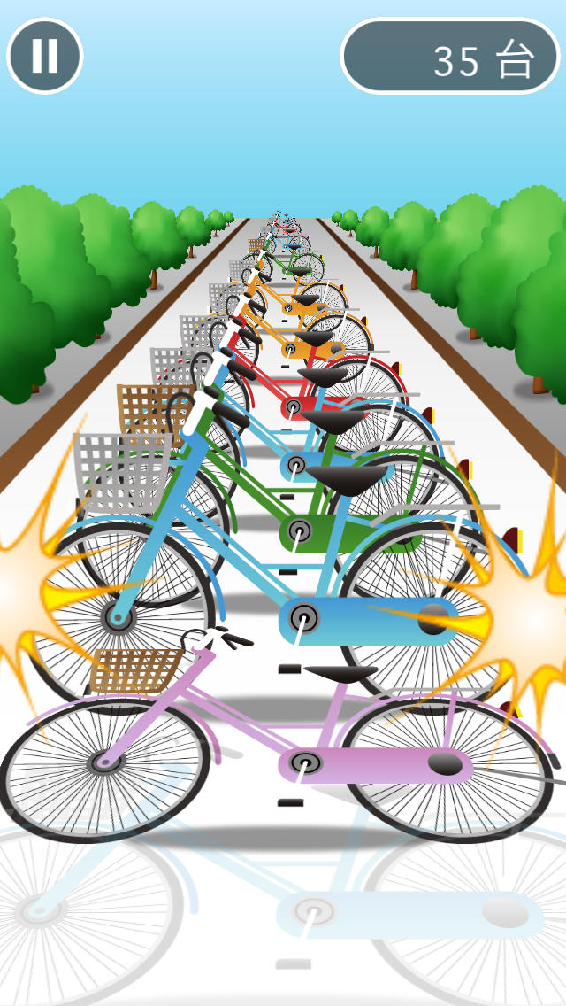 自転車ドミノのスクリーンショット_3