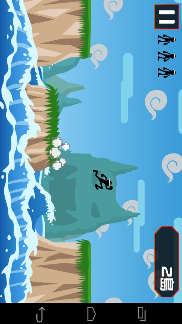 挑戦者 〜浮島ジャンプ編〜のスクリーンショット_2