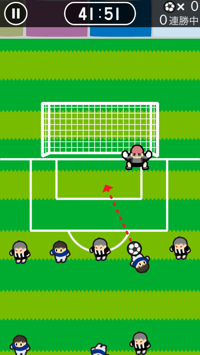 100人サッカーのスクリーンショット_3