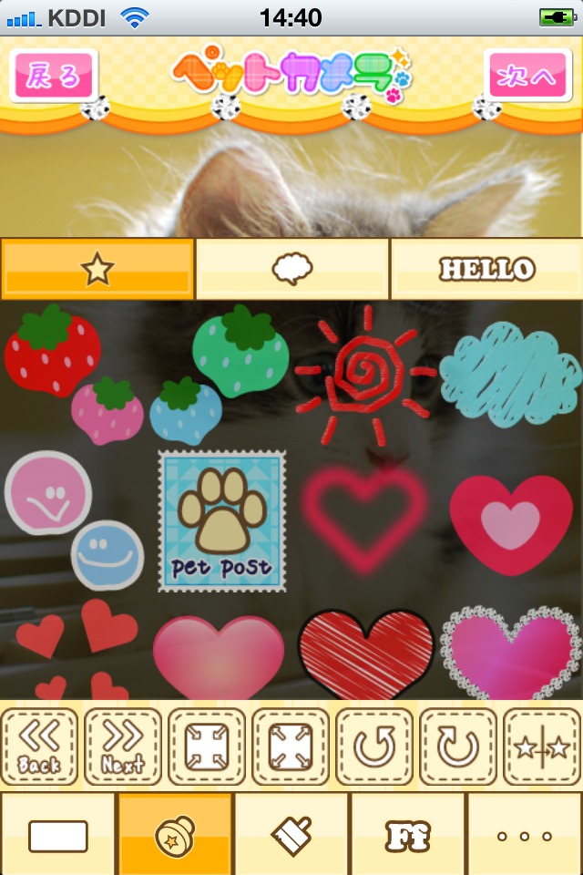ペットカメラ　いぬ・ねこ・ペットの写真をかわいくデコろうのスクリーンショット_3