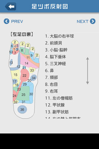リフレクソロジーのスクリーンショット_3