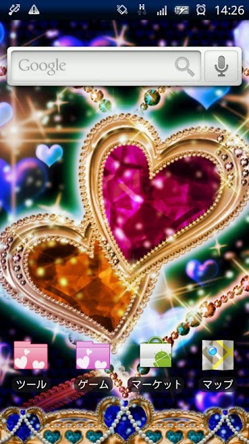 [キラ姫専用テーマ] Jewelry Heartのスクリーンショット_1