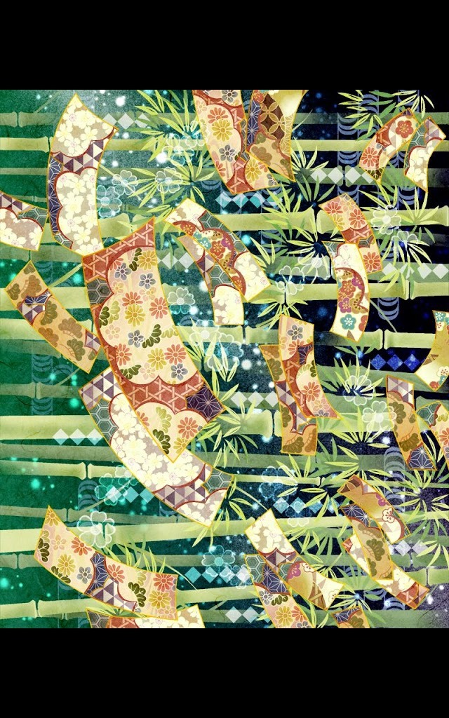 [なでしこ専用テーマ]宵闇幻想 [和柄]のスクリーンショット_1