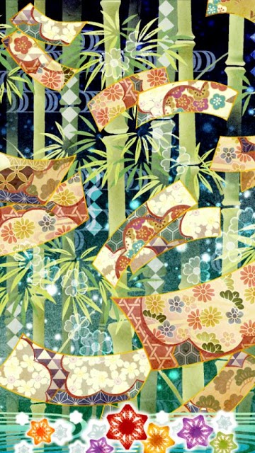 [なでしこ専用テーマ]宵闇幻想 [和柄]のスクリーンショット_5