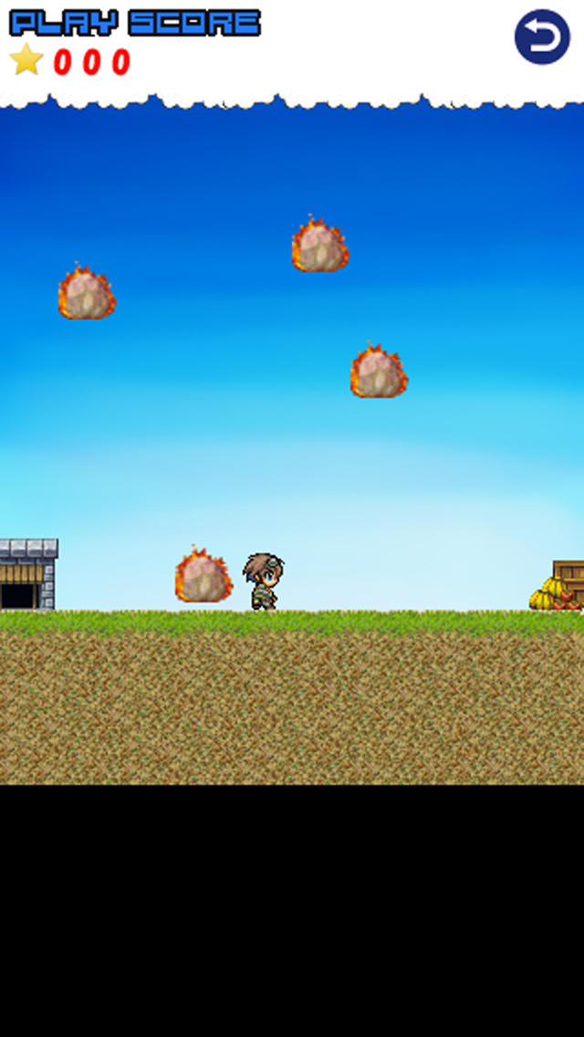 メテオストライク -簡単操作な回避アクションゲーム-のスクリーンショット_2