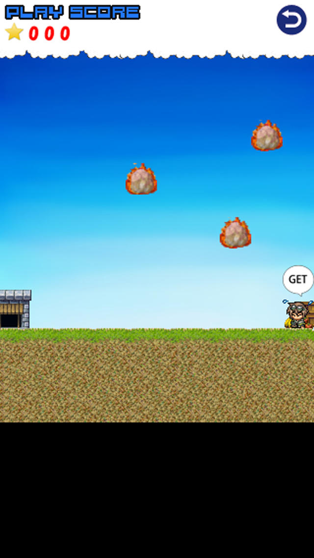 メテオストライク -簡単操作な回避アクションゲーム-のスクリーンショット_3