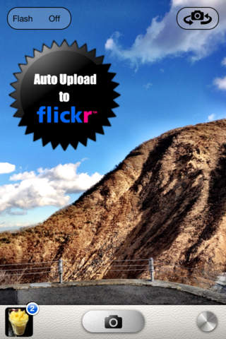 Fast Flickr-自動アップロードカメラ-のスクリーンショット_1