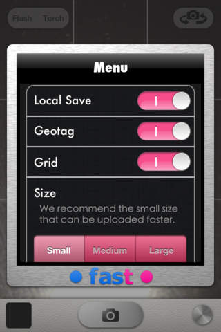 Fast Flickr-自動アップロードカメラ-のスクリーンショット_3