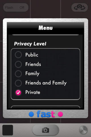 Fast Flickr-自動アップロードカメラ-のスクリーンショット_4