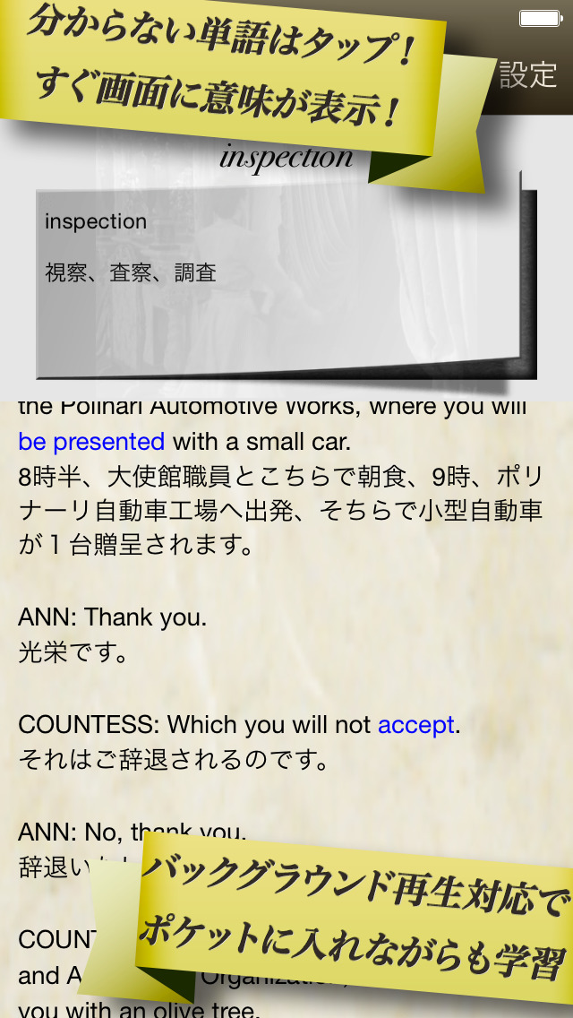 ペラペラ映画 ローマの休日　TOEIC・英会話・留学などの英語学習に！のスクリーンショット_5