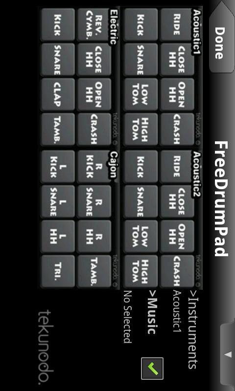 FreeDrumPad for Androidのスクリーンショット_2