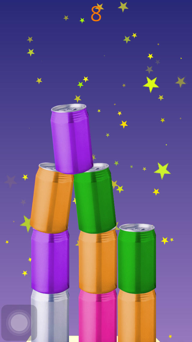 空き缶をつみあげてガシャンのスクリーンショット_4