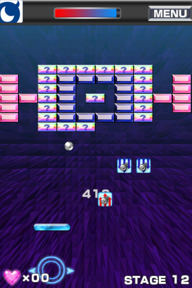 ブロック崩し for Mobage（モバゲー）のスクリーンショット_1