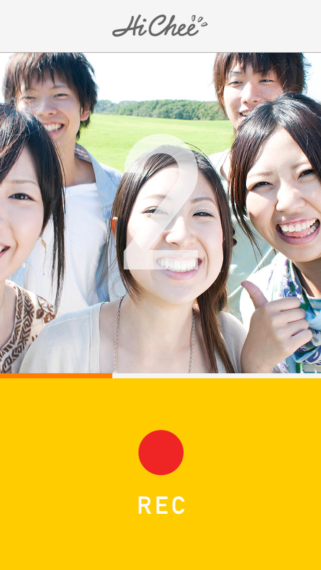 HiChee　〜「3,2,1,ﾊﾟｼｬ!」がムービーになる魔法のカメラアプリ〜のスクリーンショット_2