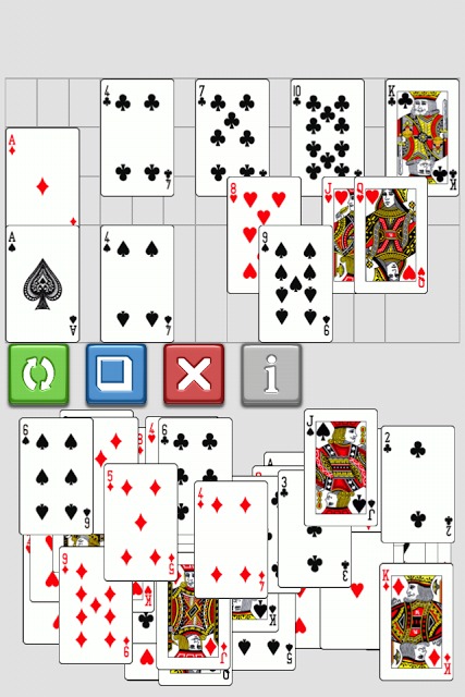 トランプ並べのスクリーンショット_1