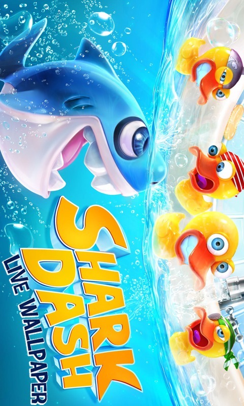 SharkDash ライブ壁紙のスクリーンショット_3