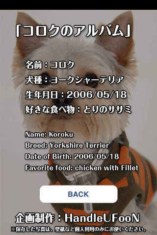 コロクのアルバム（犬の写真集）のスクリーンショット_5