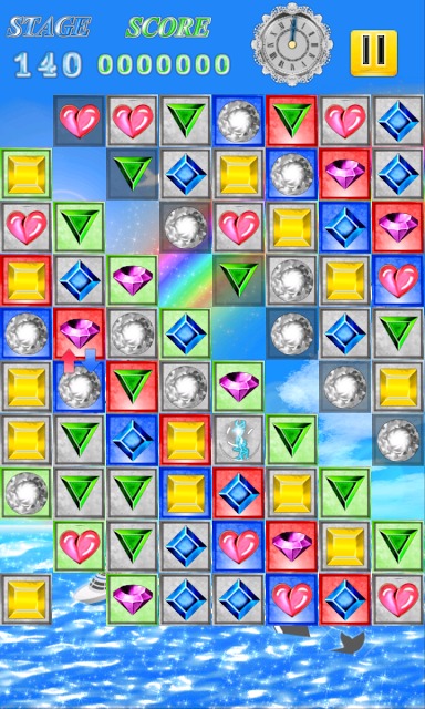 HAPPY JEWELS ノンストップ爽快宝石パズルゲームのスクリーンショット_4