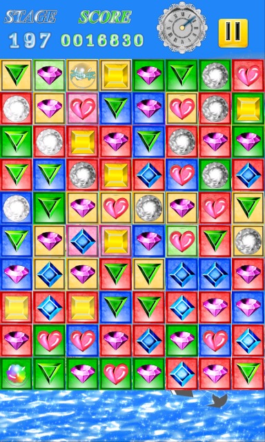 HAPPY JEWELS ノンストップ爽快宝石パズルゲームのスクリーンショット_5