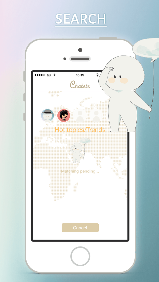 Chalete - RandomChatroomのスクリーンショット_2