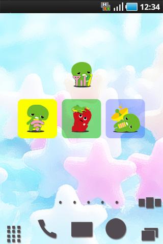 デビガチャピン＆デビムック　ウィジェットのスクリーンショット_1