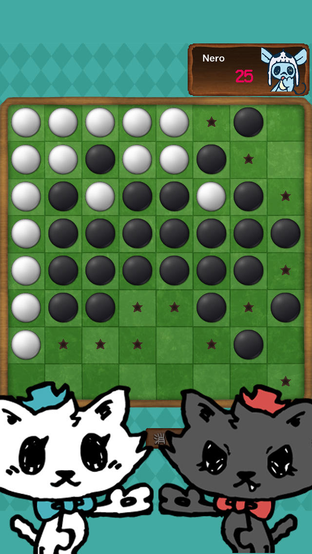 どうぶつリバーシJeky&Hydieねこネコパズルゲーム for Kidsのスクリーンショット_1