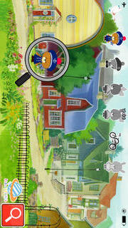 親子で一緒に楽しめる幼児・子供向け無料アプリ「がんばれ！ルルロロの虫めがね探検」観察力と感性を豊かにする知育学習のスクリーンショット_1