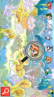 アクビガールの虫めがね探検：おとうさんやおかあさんといっしょに遊べる子供向け無料知育ゲームアプリのスクリーンショット_1