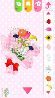 親子で一緒に楽しめる幼児・子供向け無料アプリ「はなたばつくろっ！！」女の子の感性を豊かにする知育学習のスクリーンショット_2