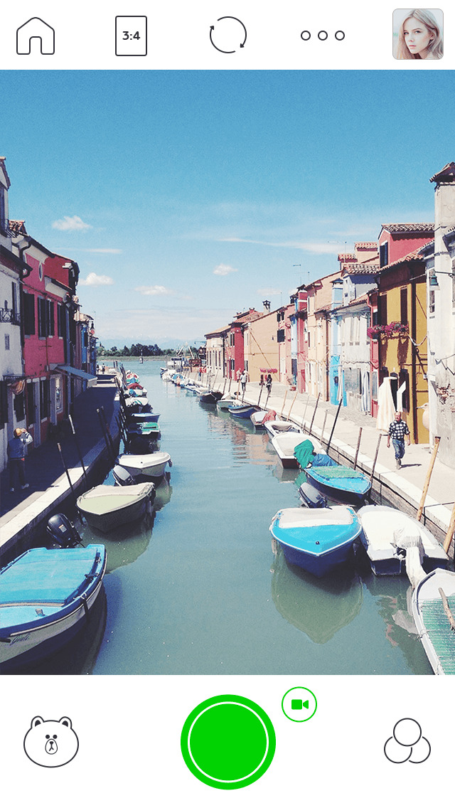 LINE Camera - 顔入れ替え、自撮り、動くスタンプのスクリーンショット_3