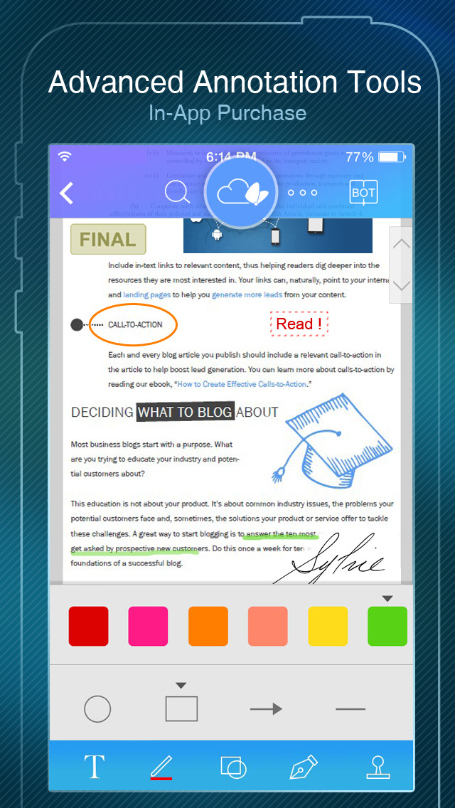 Pocket Scanner - Scan Images to Encrypted Multi-Page PDFsのスクリーンショット_5