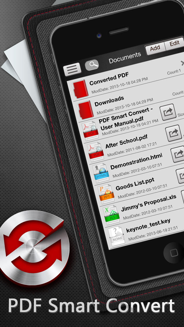 PDF Smart Convert - MS Office, iWork, Web Content, Clipboard, Image to PDFsのスクリーンショット_1