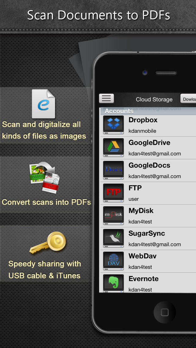 PDF Smart Convert - MS Office, iWork, Web Content, Clipboard, Image to PDFsのスクリーンショット_4