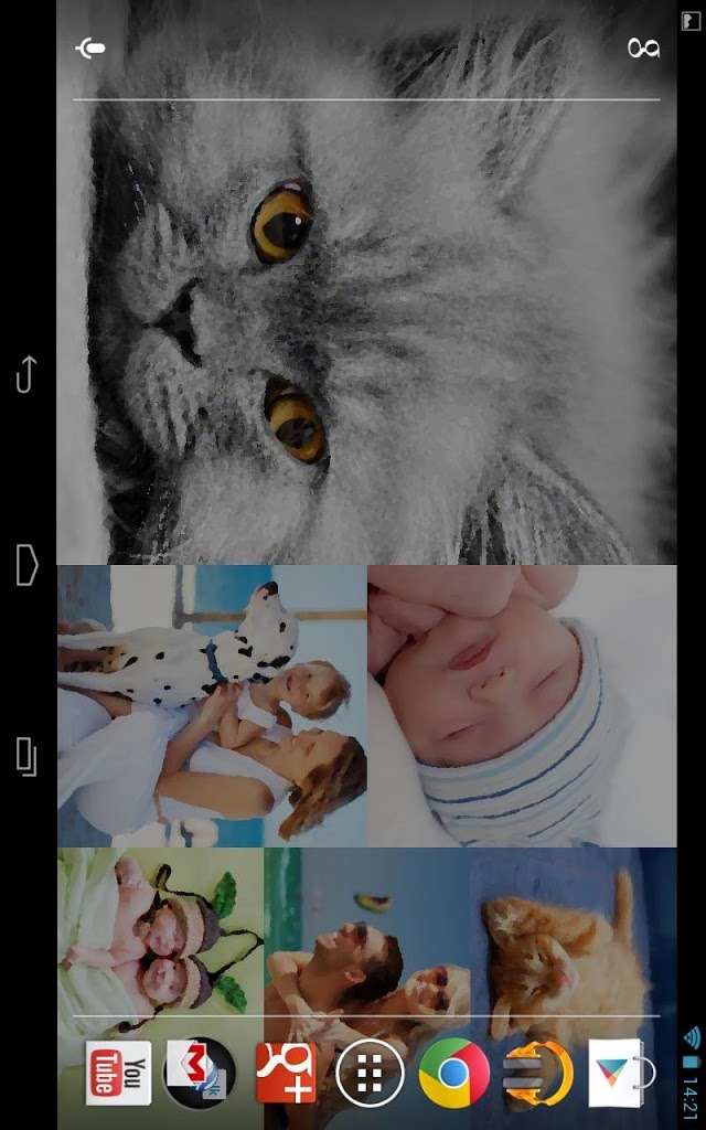 Photo Wall FX - Live Wallpaperのスクリーンショット_1