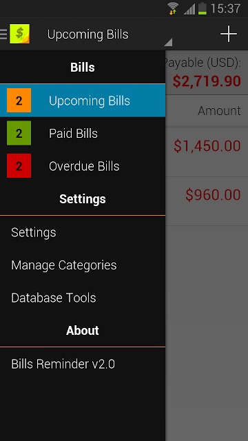 Bills Reminderのスクリーンショット_5