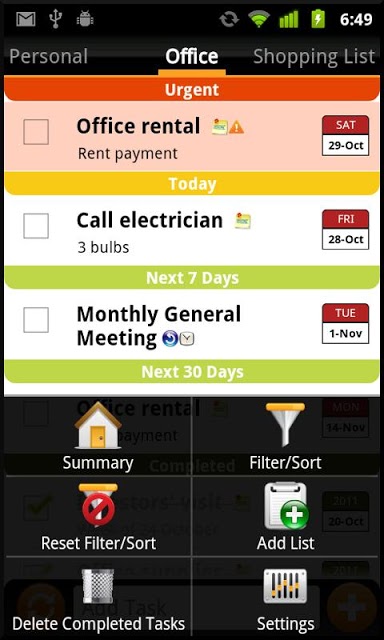 TNT Pro - To-Doリストの管理のスクリーンショット_4