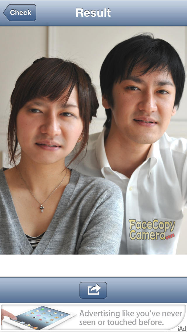 顔コピーカメラFreeのスクリーンショット_3