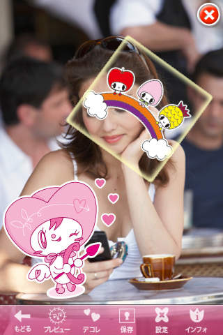 tulipのキャラフォトデコレのスクリーンショット_2