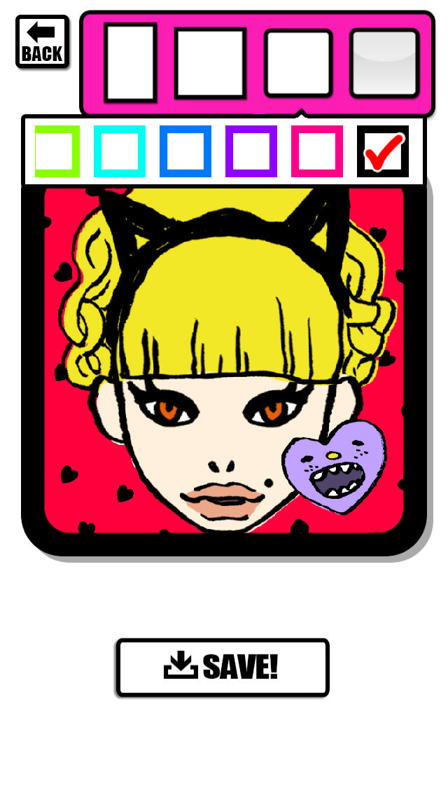 Like me! 似顔絵をつくろう - らくがき風のスクリーンショット_4