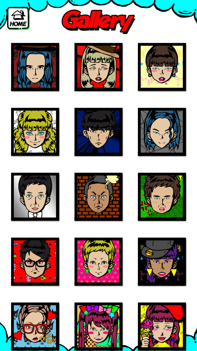 Like me! 似顔絵をつくろう - アメコミ風のスクリーンショット_4