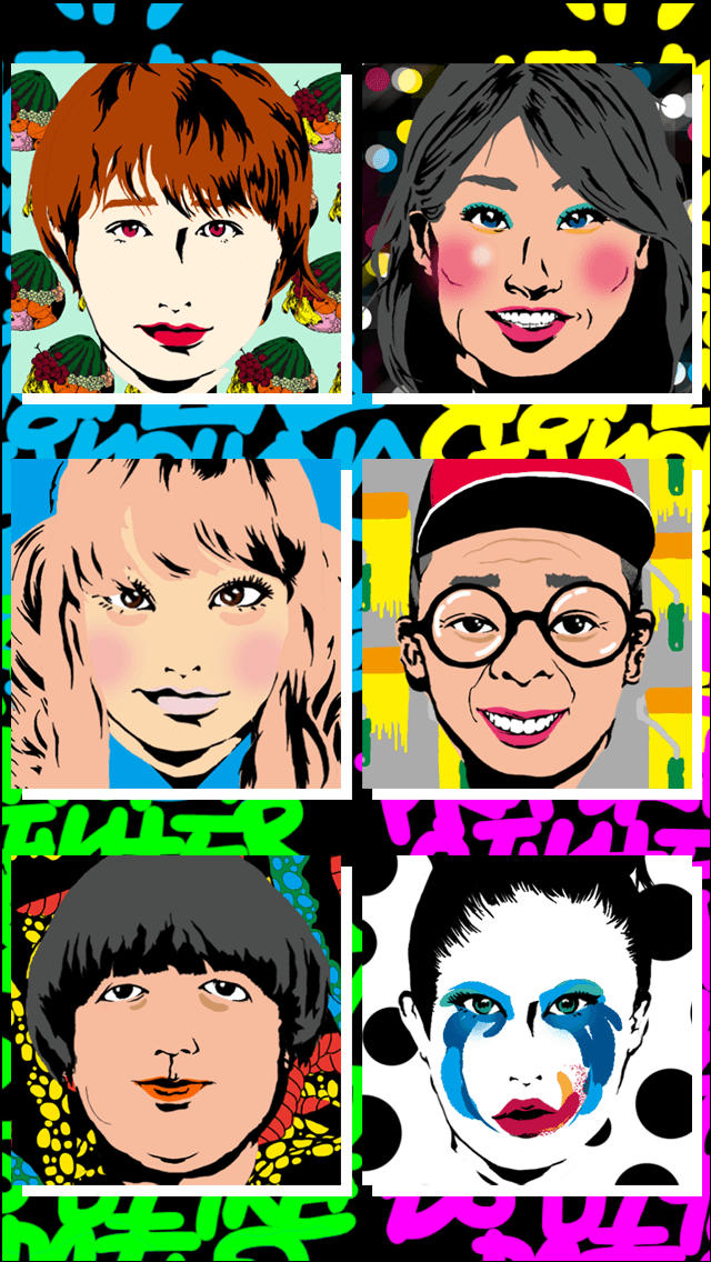 Like me! 似顔絵をつくろう - ストリート風のスクリーンショット_1